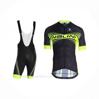 2021 Ropa Ciclismo Nalini Negro Amarillo Mangas Corta Y Culotte Corto (5)